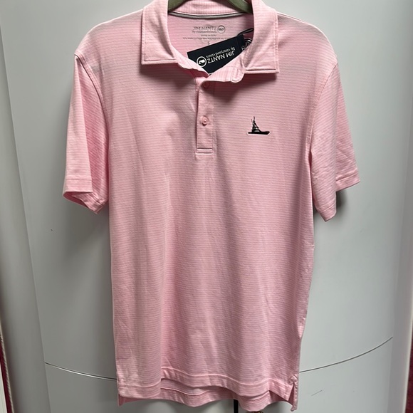 Vineyard Vines Other - Jim Nantz by vineyards vines  Men's Pink Polo Shirt size S new